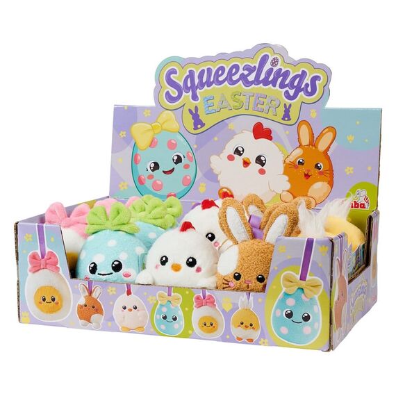 Squeezlings Plush Figure 5-Pack Display (20)