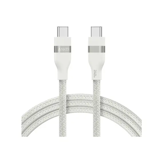 Anker - USB-C to USB-C Cable (3 ft / 6 ft, 240W, Upcycled-Braided) / Electronics