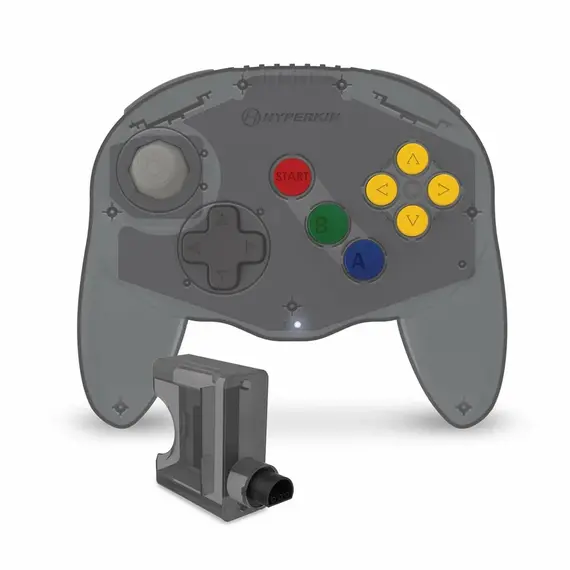 Hyperkin - Wireless Admiral Premium Controller (Space Black) / Nintendo 64