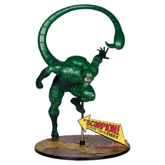 Marvel PVC Statue !/10 Scorpion (Metallic) (The Amazing Spider-Man #318) (Gold Label) 18 cm