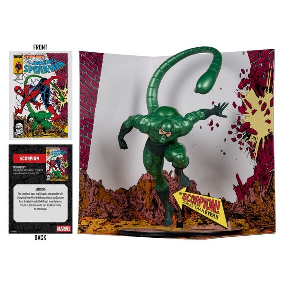 Marvel PVC Statue !/10 Scorpion (Metallic) (The Amazing Spider-Man #318) (Gold Label) 18 cm
