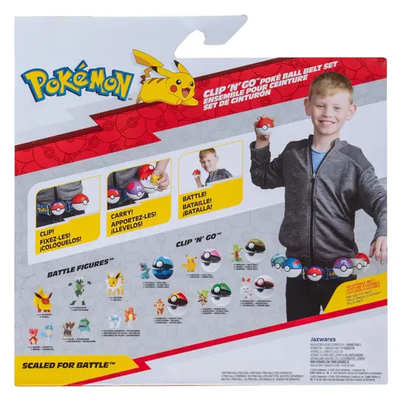 Pokémon - Clip N Go Belt Set Squirtle or Bulbasaur / Toys
