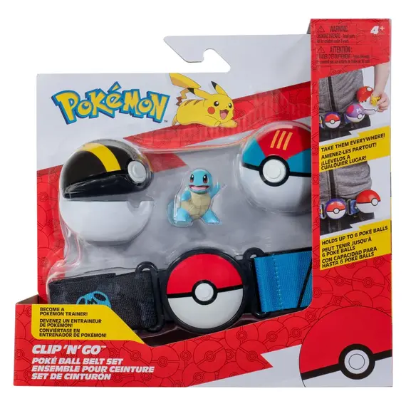 Pokémon - Clip N Go Belt Set Squirtle or Bulbasaur / Toys