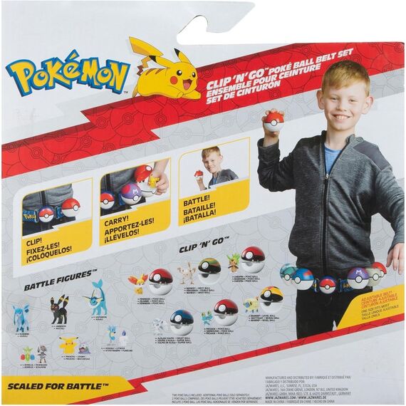 Pokémon - Clip N Go Belt Set Squirtle or Bulbasaur / Toys