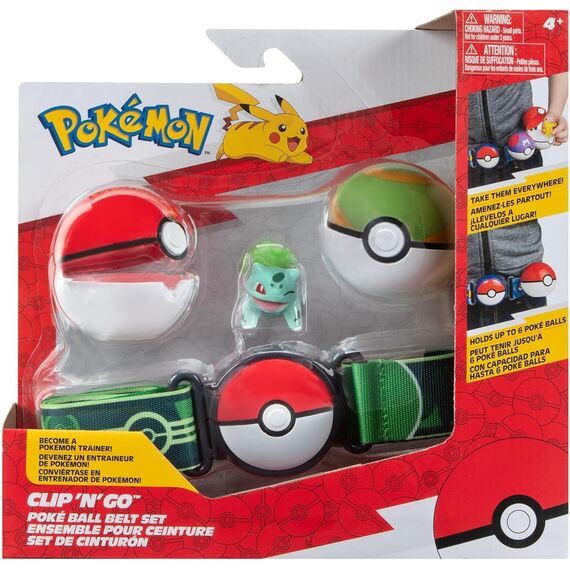 Pokémon - Clip N Go Belt Set Squirtle or Bulbasaur / Toys