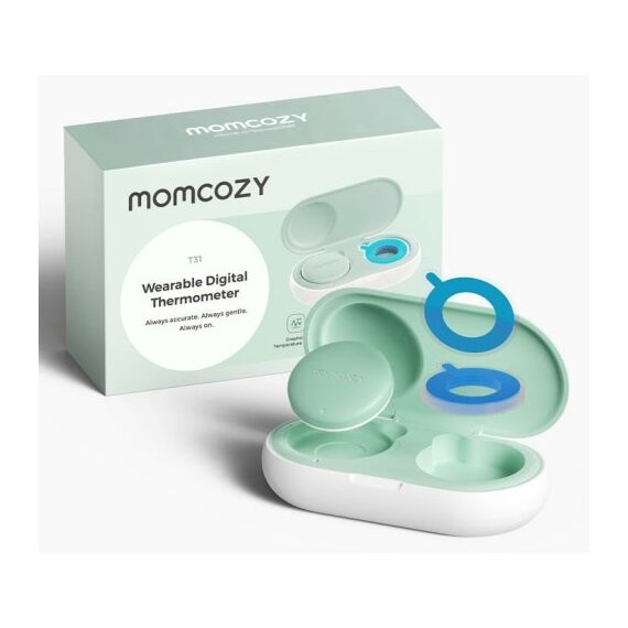 Momcozy T31 Smart baby thermometer Green