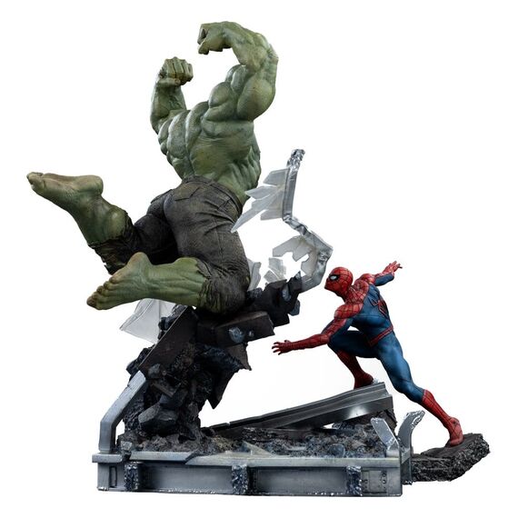 Marvel Comics Art Scale Statue 1/10 Spider-Man vs Hulk 38 cm