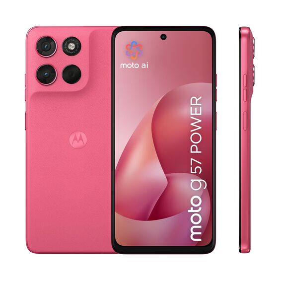 Motorola moto g57 power 17.1 cm (6.72") Dual SIM Android 16.0 5G USB Type-C 12 GB 256 GB 7000 mAh Pink