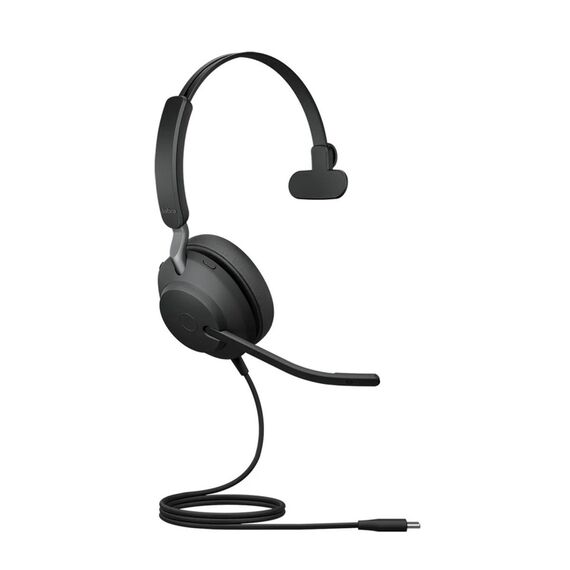 Jabra Evolve2 40 SE Headset Wired Head-band Office/Call center USB Type-C / USB Type-A Black