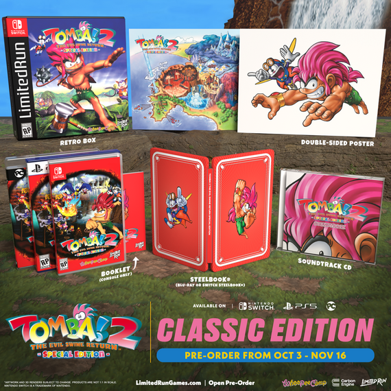 Tomba! 2: The Evil Swine Return Remastered - Classic (Limited Run) (Import) / PC