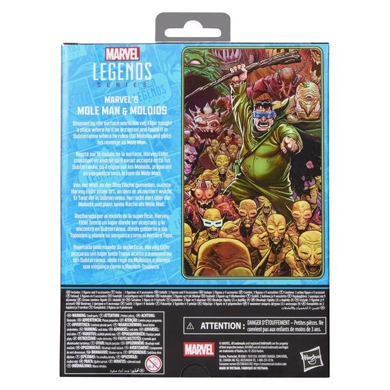 Fantastic Four Marvel Legends Action Figure 3-Pack Marvel's Mole Man & Moloids 15 cm