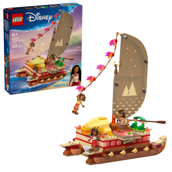 LEGO - Disney Princess - Moana's Adventure Canoe (43270) / Toys