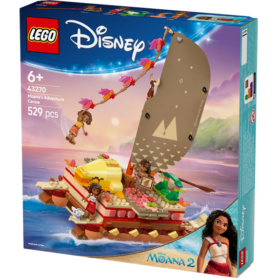 LEGO - Disney Princess - Moana's Adventure Canoe (43270) / Toys