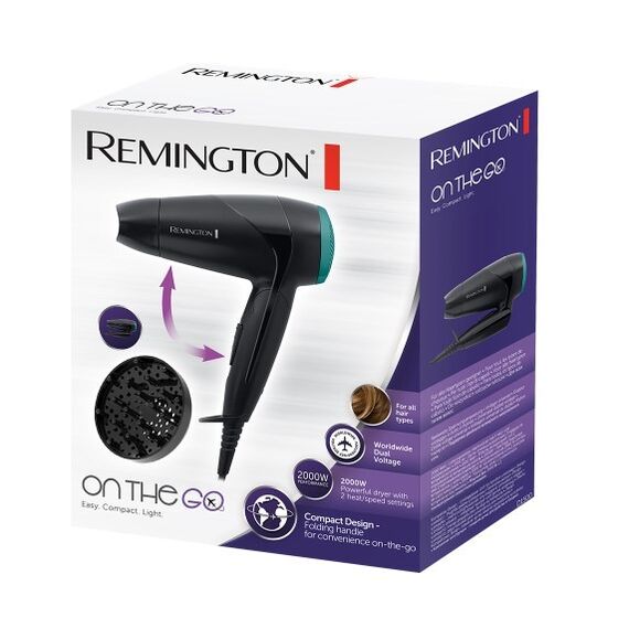 Remington D1500 hair dryer 2000 W Black, Green