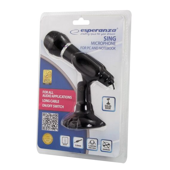 Esperanza EH180 microphone Table microphone Black