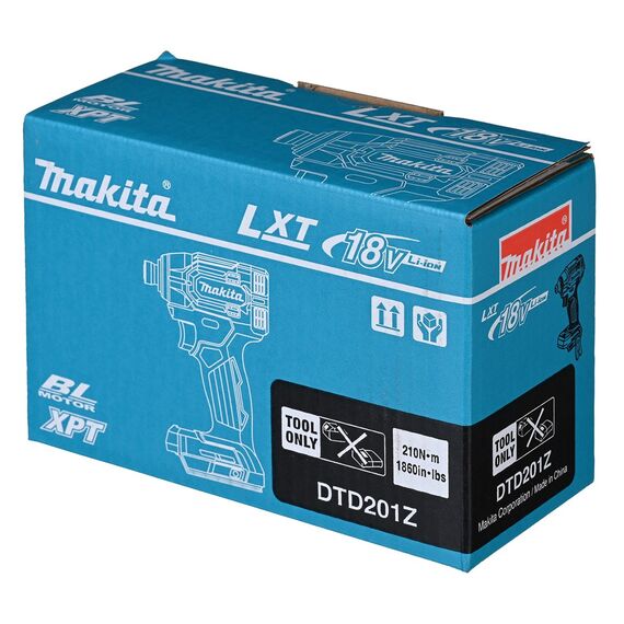 Zakrętarka udarowa 18V, 1/4" DTD201Z MAKITA