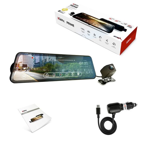 Xblitz Prime  Rearview mirror camera