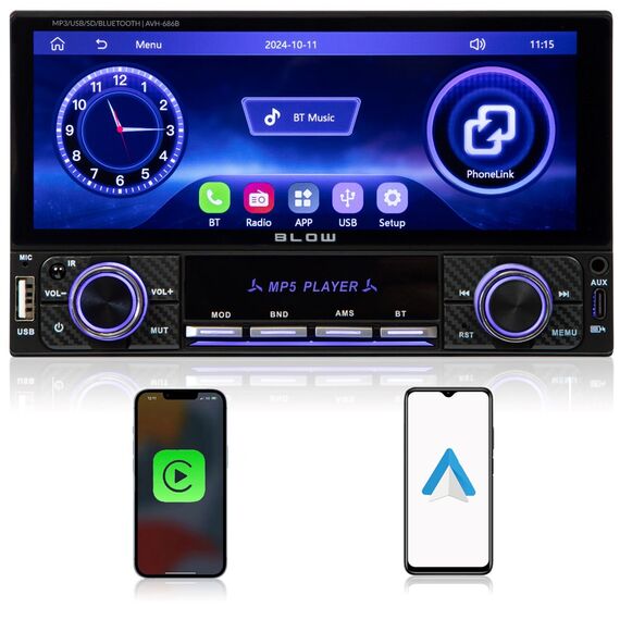 Radio BLOW AVH-686B RDS MP3/USB/micro SD/BLUETOOTH