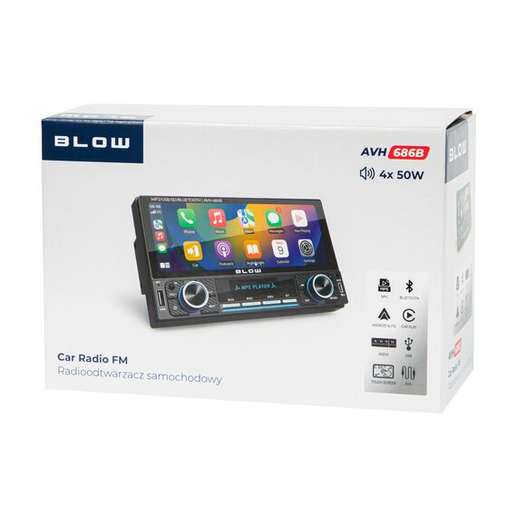 Radio BLOW AVH-686B RDS MP3/USB/micro SD/BLUETOOTH