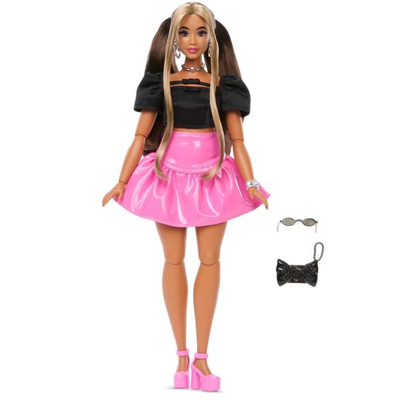 Barbie - Deluxe Style Black Top and Pink Skirt (JJN74) /