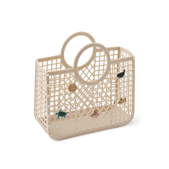 Liewood - Samantha Basket With Charms - Sandy - One size /
