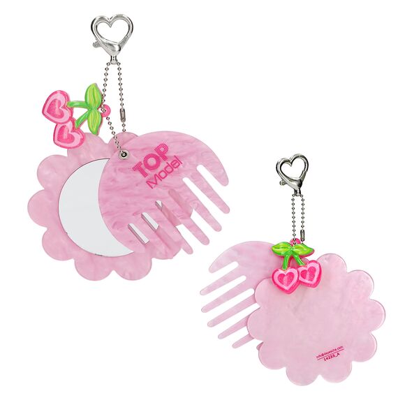 Topmodel - Hair Comb With Mirror GLOW TO GO (0414233) /