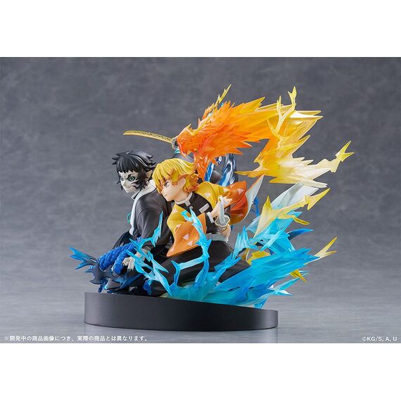 Demon Slayer: Kimetsu no Yaiba PVC Statue Zenitsu Agatsuma & Kaigaku 15 cm