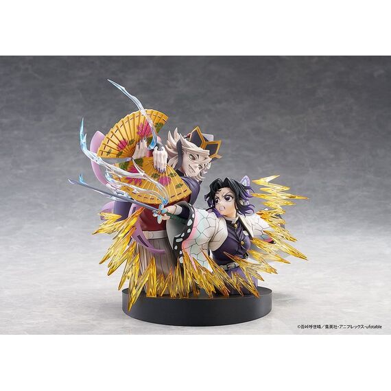 Demon Slayer: Kimetsu no Yaiba PVC Figures 2-Pack Shinobu Kocho & Doma 18 cm