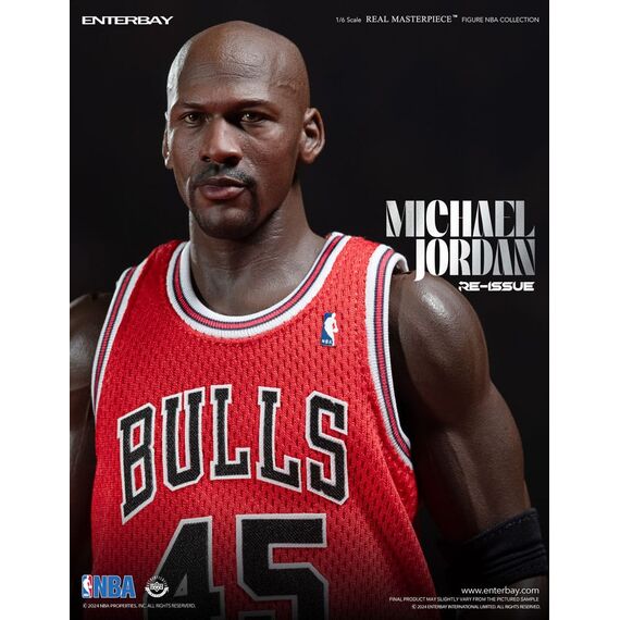 NBA Collection Real Masterpiece Actionfigur 1/6 Michael Jordan I'm Back Edition Limited 30 cm