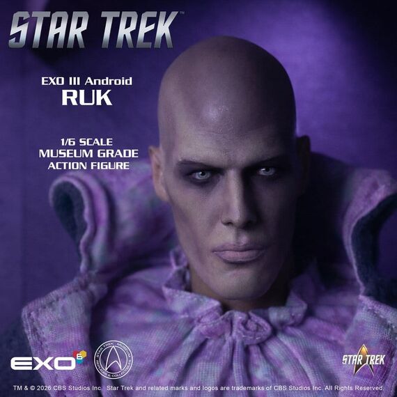 Star Trek: The Original Series Action Figure 1/6 Ruk EXO III Android 33 cm