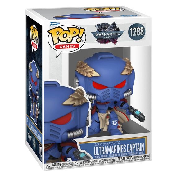 Warhammer 40,000 POP! Games Vinyl Figure Ultramarines Captain 9 cm