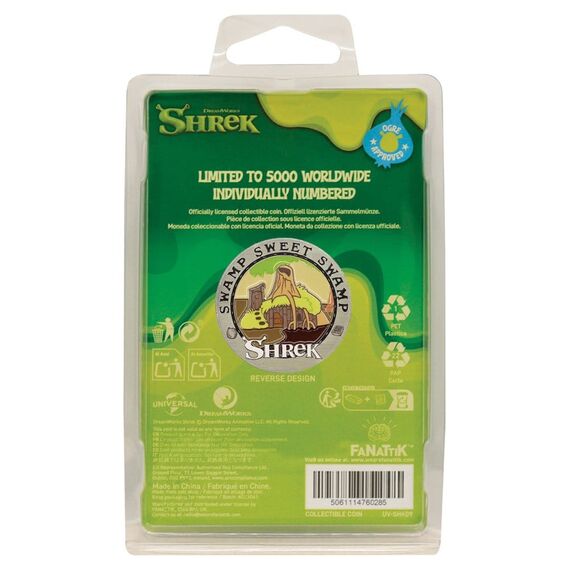 Shrek Collectable Coin Swamp Sweet Swamp Limited Edition