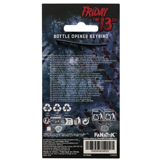 Friday the 13th Bottle Opener Hockey Mask