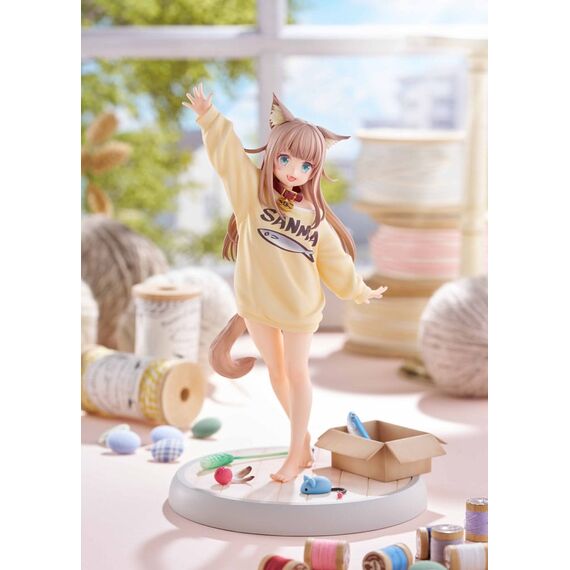 My Cat Is a Kawaii Girl Statue 1/6 Kinako Play With Ver. AmiAmi Limited Edition 21 cm