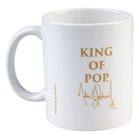Michael Jackson Mug King of Pop White 350 ml