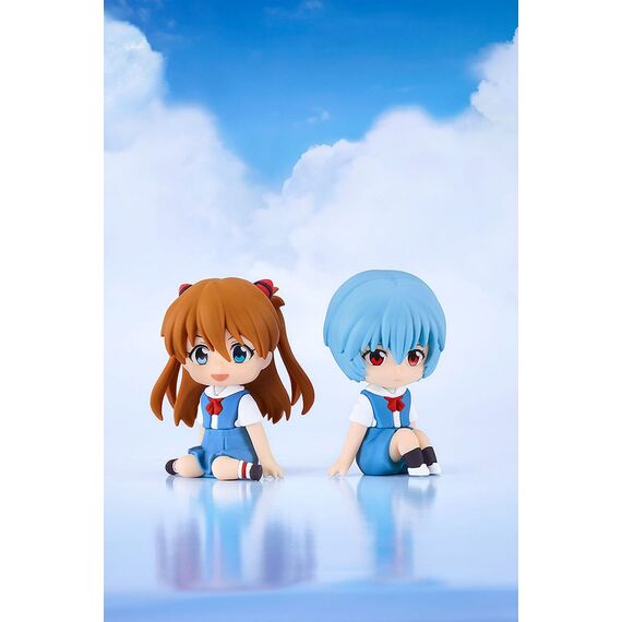 Rebuild of Evangelion Rubber Mascot Nendroid Plus Mini Figure Asuka Shikinami Langley 8 cm