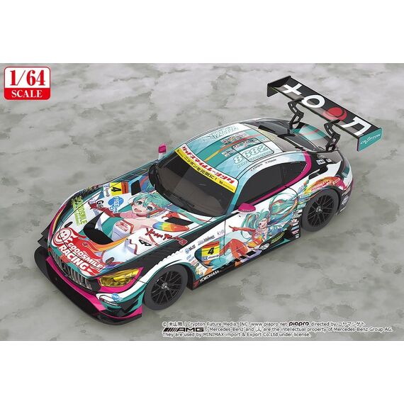 Hatsune Miku GT Project Vehicle 1/64 Good Smile Hatsune Miku AMG 2016 Super GT Ver. 7 cm