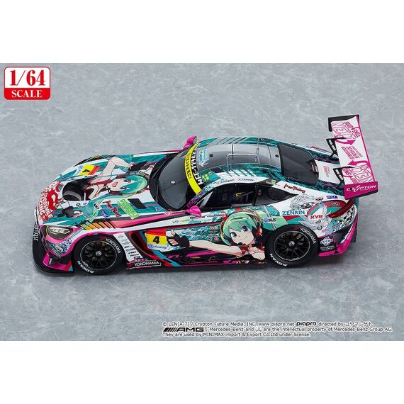 Hatsune Miku GT Project Vehicle 1/64 Hatsune Miku AMG 2020 SUPER GT Ver. 7 cm
