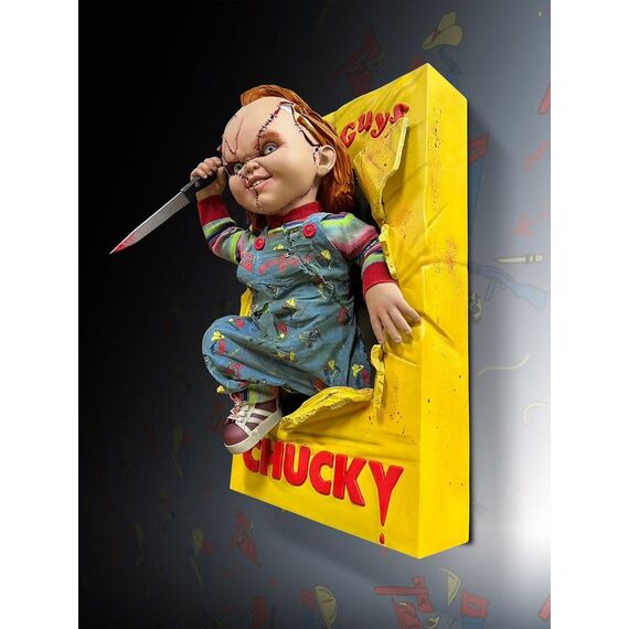 Chucky (Child´s Play) Wall Sculpture 1/1 Bride of Chucky 43 x 46 x 76 cm