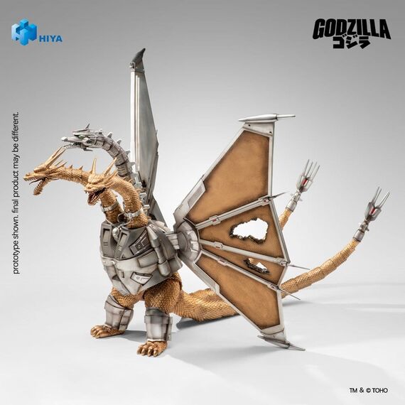 Godzilla vs. King Ghidorah Exquisite Basic Action Figure Battle Damaged Mecha King Ghidorah 33 cm