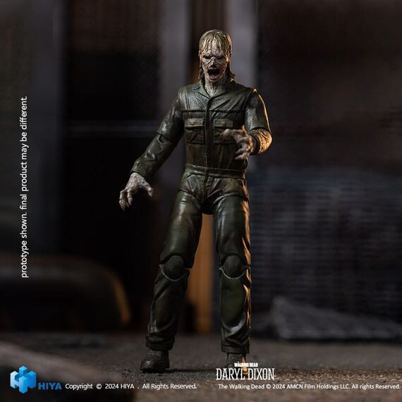 The Walking Dead Exquisite Mini Action Figure 1/18 Daryl Dixon Dark Eyes Walker 11 cm