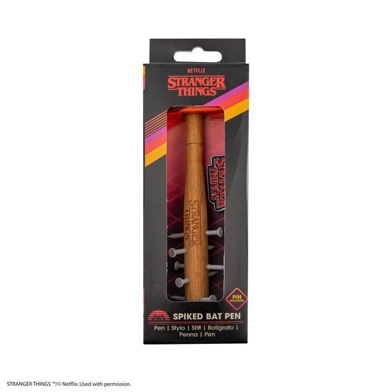 Stranger Things Spiked Bat Pen & Stranger Things Pin