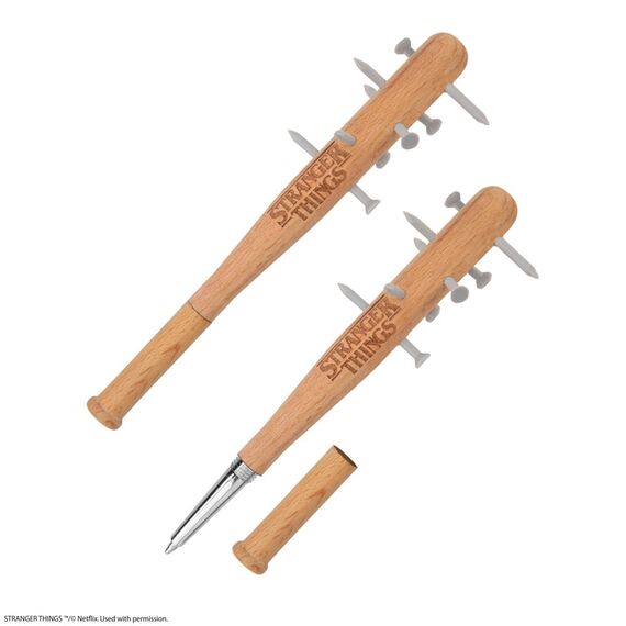 Stranger Things Spiked Bat Pen & Stranger Things Pin