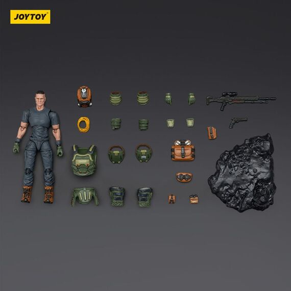 Steel Ride Corps Dark Source Action Figur Assaulter Stephen 7 cm