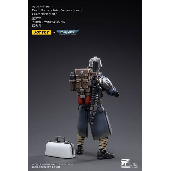Warhammer 40k Action Figure 1/18 Death Korps of Krieg Veteran Squad Guardsman Medic 10 cm