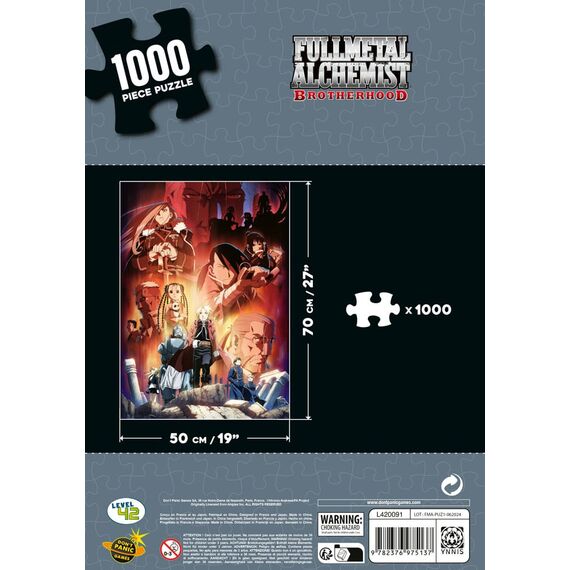 Fullmetal Alchemist: Brotherhood Puzzle Characters (1000 pieces)