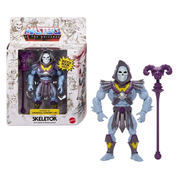 Masters of the Universe Origins Action Figure Sketchbook Series: Skeletor 14 cm