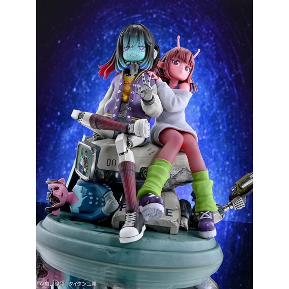 Milky Subway The Galactic Limited Express PVC Figures 2-Pack Chiharu & Makina 18 cm
