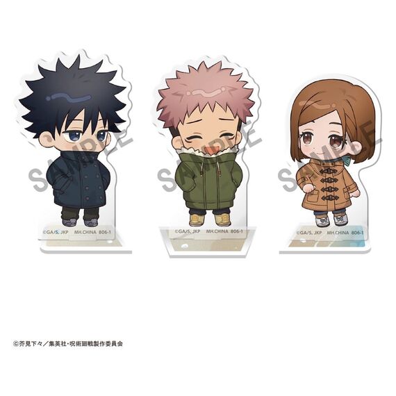 Jujutsu Kaisen Buddycolle Acrylic Stand 5th Anniversary C Megumi Fushiguro, Yuji Itadori & Nobara Kugisaki 10 cm