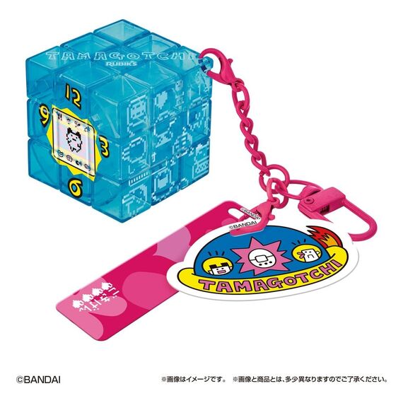 Rubik's ID Keychains Tamagotchi Blind Box Display (6)